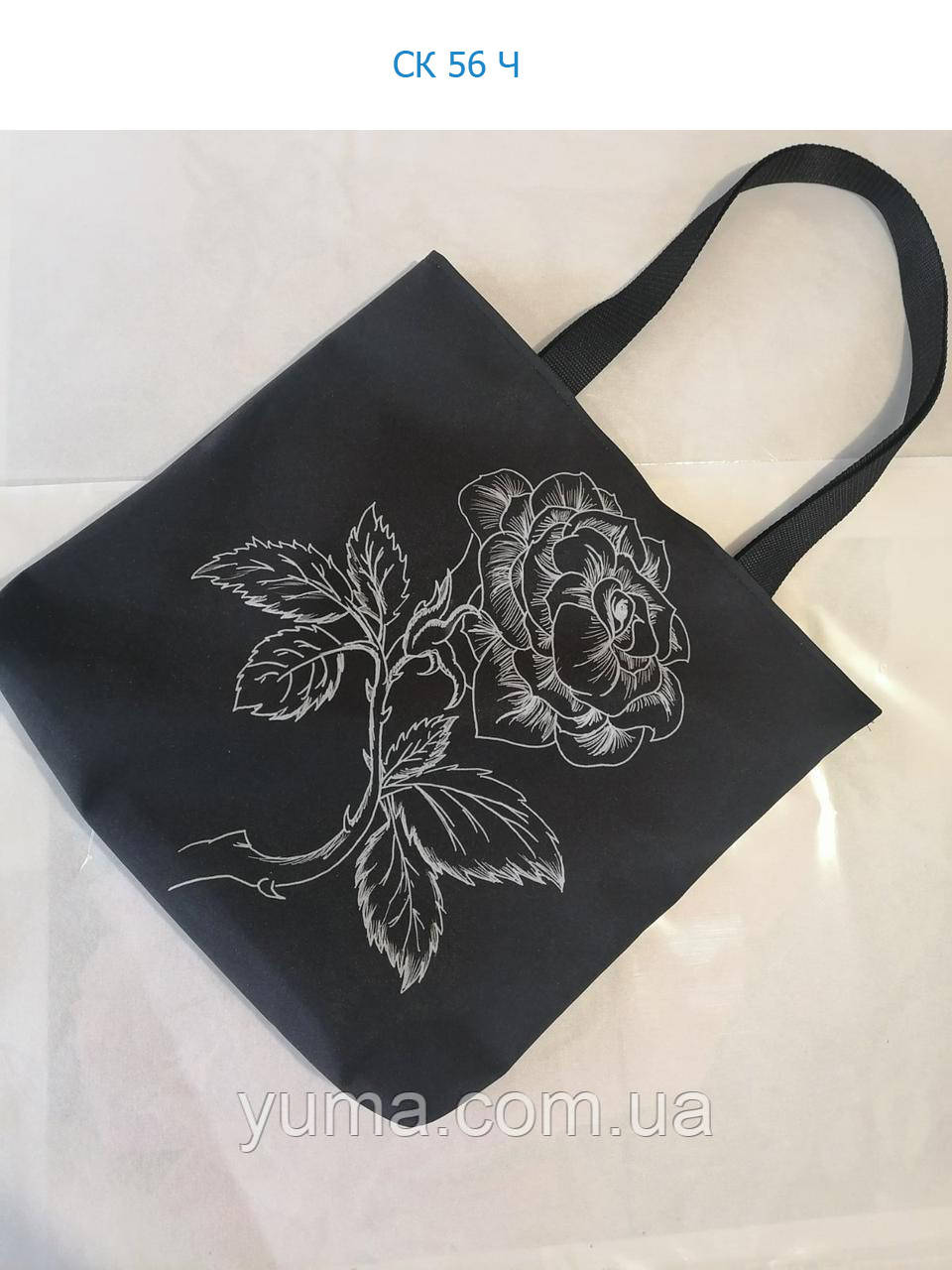 Сумка з принтом силует, фото 1