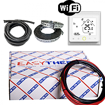 Тепла підлога комплект easyTherm EC18 + програмований Wi-Fi регулятор. Для укладання в стяжку і під плитку, фото 2