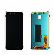 Дисплей Samsung J810 Black J8 2018 (GH97-22145A) сервісний оригінал (знятий із телефона)