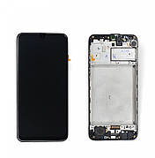 Дисплей Samsung M315 Black M31 (GH82-22405A) сервісний оригінал у зборі з рамкою (знятий)