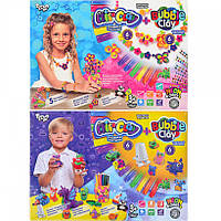 Hабор пластилина Air Clay + Bubble Clay 12 штук на русском от 3 лет