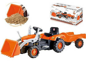 Трактор DOLU 8052 на педалях з причепом і ковшем