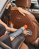 Захисний чохол на спинку переднього автомобільного сидіння від дитячих ніг від Carbag Чорний, фото 8