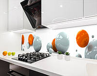 Наклейка на кухонный фартук 60 х 200 см с защитной ламинацией Разноцветные шары (БП-s_ab11076)