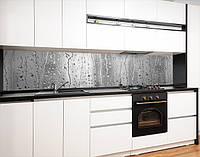 Наклейка на кухонный фартук 65 х 250 см с защитной ламинацией Капли дождя на стекле (БП-s_tx281-2)