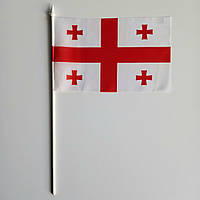Флажок (прапорець) Грузии , полиэстер , 14х23 см