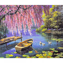 Алмазний живопис "Чарівна заводь", 30х40см. в коробці GM70845
