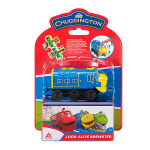 CHUGGINGTON паровозик Брюстер з механічною функцією та пазлом