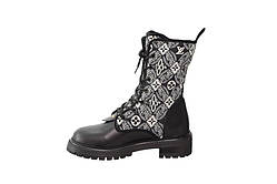 Жіночі зимові черевики Louis Vuitton Boots 32115 чорні