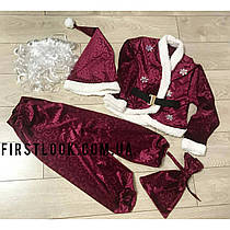 Дитячий новорічний костюм Дід Мороз чи Санта Клаус