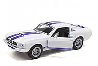 Машинка Ford Selby GT-500 1967 Kinsmart KT5372W инерционная, 1:38 Белый, Vse-detyam