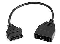 Перехідник GM12 12pin на OBD2 16pin для DAEWOO, LANOS, SENS, ВАЗ