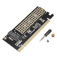 Адаптер M.2 NVMe SSD NGFF to PCIE 3.0 X4/X8/X16