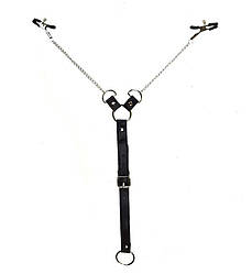 Затискачі для сосків із фіксацією на мошонці Nipple Clamps for Men