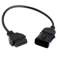 Переходник OPEL 10pin на 16pin OBD2 папа (CXU4001)