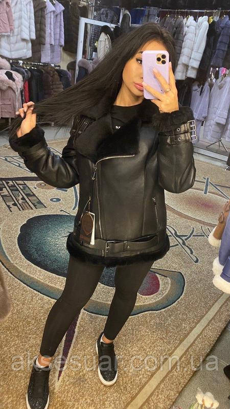 Дублянка жіноча натуральна пілот, фото 1