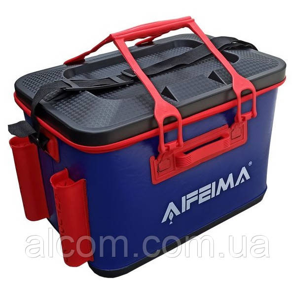 Сумка для риби 38 см із тримачами для 2 вудлищ 35 літрів, фото 1