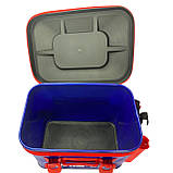 Сумка для риби 38 см із тримачами для 2 вудлищ 35 літрів, фото 3