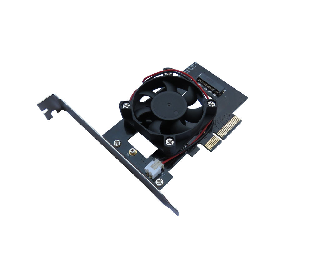 Адаптер NFHK с активным охлаждением M.2 SSD to PCI-E x4 NGFF - фото 3 - id-p1522789867