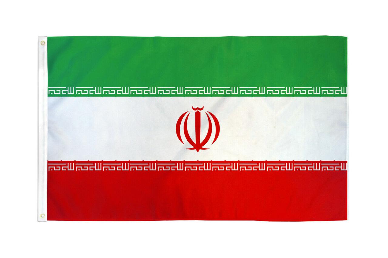 Флаг Ирана 90x150см - фото 2 - id-p1522789881