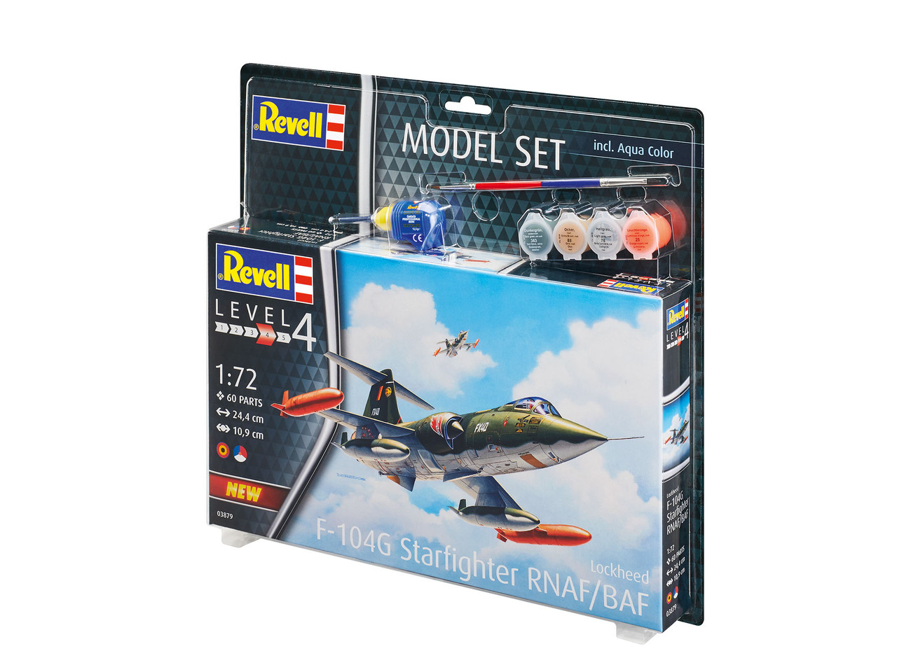Збірна модель Revell  Винищувач F-104 "Старфайтер" масштаб 1:72 (63879)