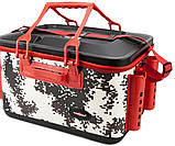 Пластикова сумка-кан для риби місцем під 2 спінінги з ПВХ Mifine 45 см, фото 4