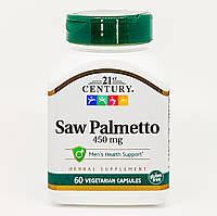 Екстракт пальми сереноа! 21st Century Saw Palmetto 450 мг 60 кап.