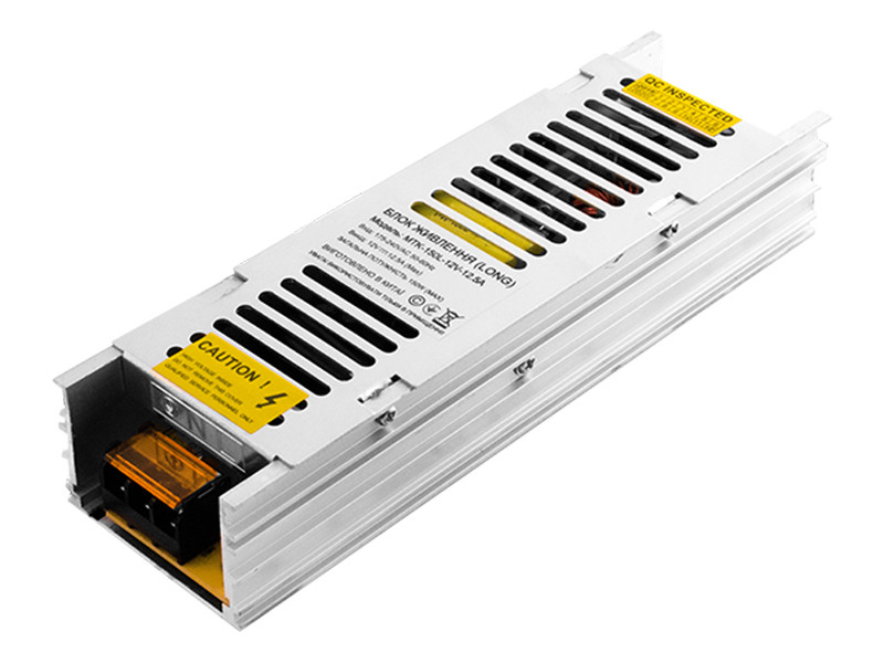 Блок живлення 150W 12.5А IP20 LONG 12V