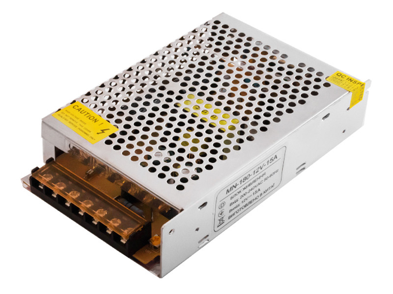 Блок живлення 180W 15А IP20 12V