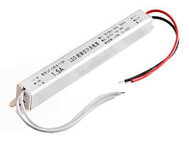 Блок живлення 18W 1.5А IP20 slim 12V