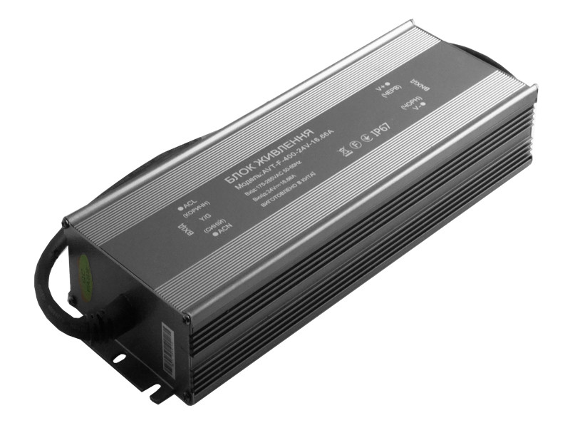 Блок живлення 400W IP67 24V 2 роки гарантії