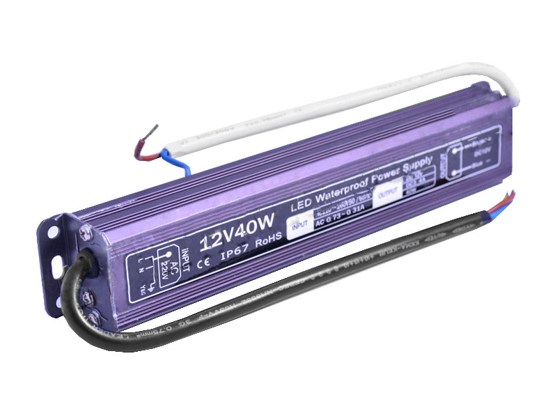 Блок живлення 40W-IP67 metal 12V LEDUA