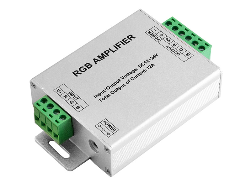 Підсилювач для RGB стрічки 12А 12-24V LEDUA