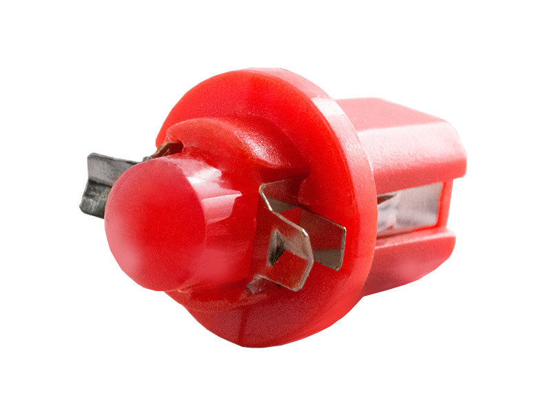 Світлодіодна авто лампа T5-B8.5-COB червоний 12V LEDUA - фото 1 - id-p1522853484