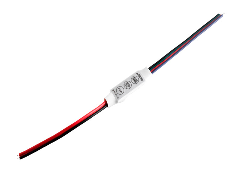 Контролер RGB mini на 3 кнопки, 3 канали, 6 A 12-24 V LEDUA