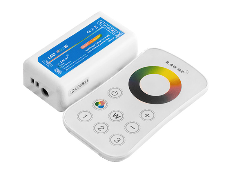 Контролер RGBW 12А 12V радіо сенсорний 8 кнопок LEDUA