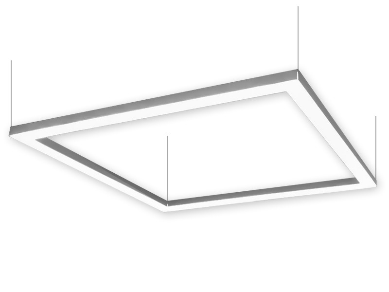 Світильник світлодіодний підвісний, стельовий Квадра квадрат 220V 163W 25920lm 4000k 1000*1000 LEDUA