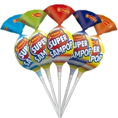Льодяник Super Sampop Асорті 30 г.