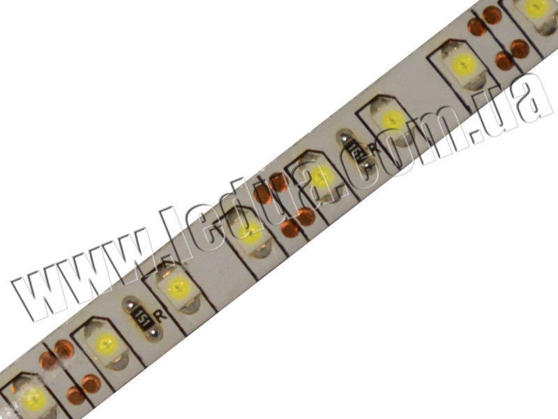 Світлодіодна стрічка 3528-120led-10mm-24V 9,6W/m IP65 білий LEDUA