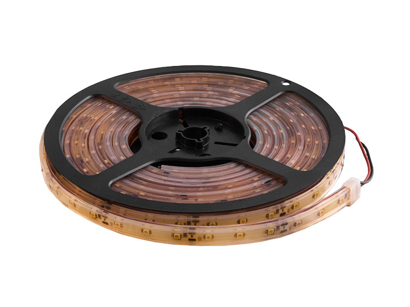 Світлодіодна стрічка 3528-60led-8mm-12V, IP68 тепло білий
