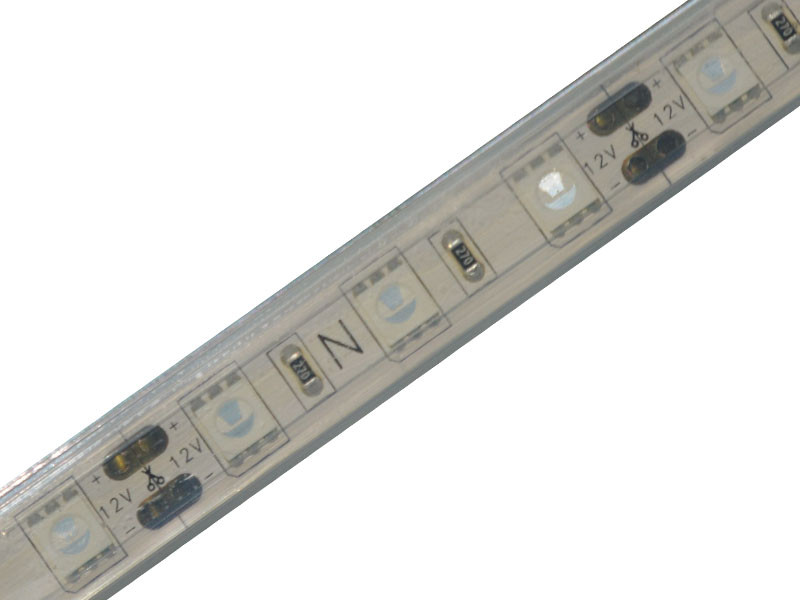 Світлодіодна стрічка 5050-60led-10mm-12V, IP68 синій