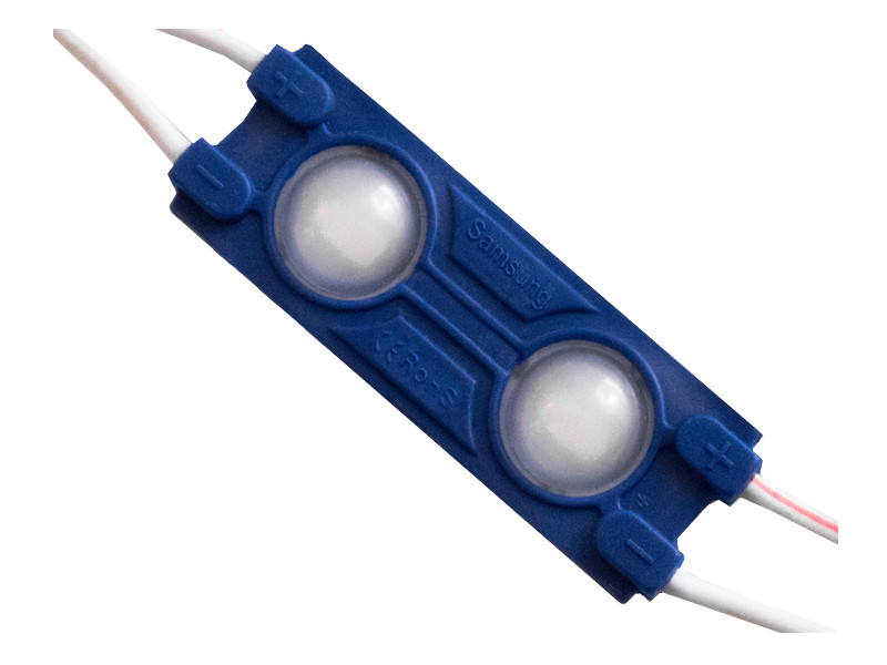 Світлодіодні модулі 5730-2smd 12V 0,72W 50мм синій