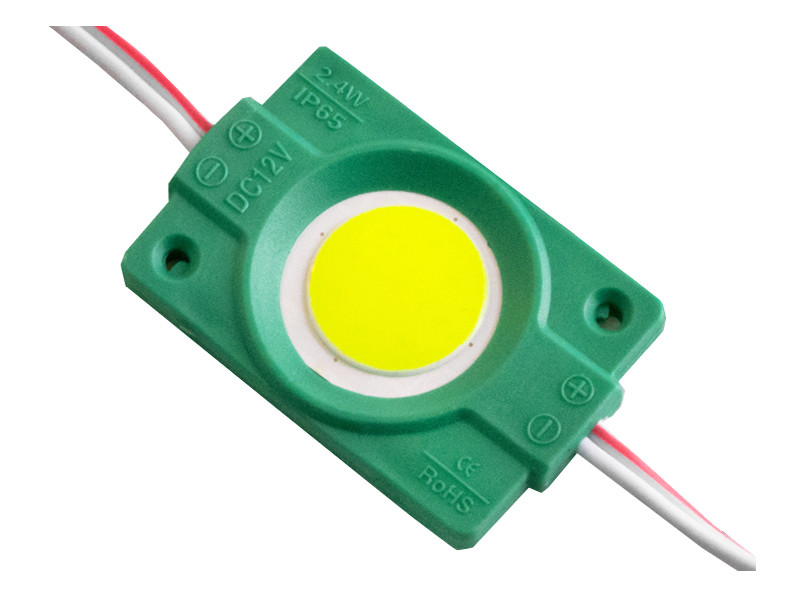Світлодіодні модулі COB-1шт 12V 2.4w 46мм зелені