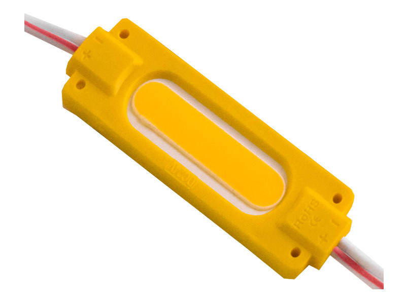 Світлодіодні модулі COB-1шт-2w 70мм жовтий 24V