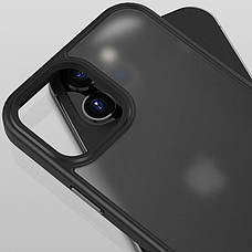 Чохол-накладка Metal Buttons для iPhone 13 Pro Max 6.7" Чорний (260848), фото 4