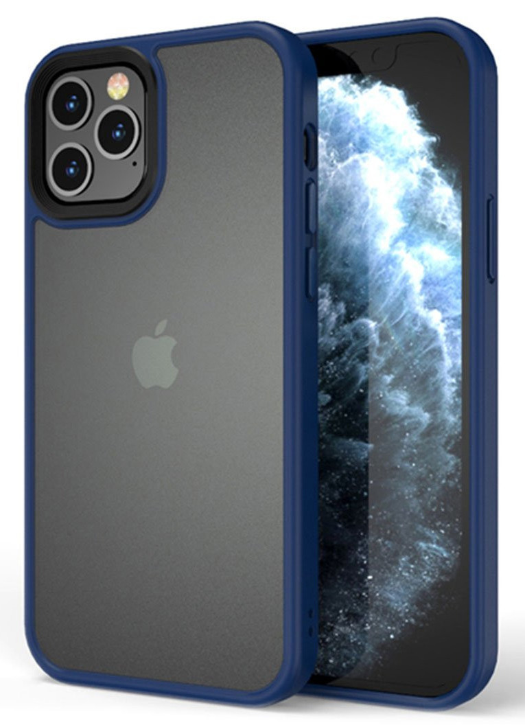 Чохол-накладка Metal Buttons для iPhone 13 Pro Max 6.7" Синій (260831)