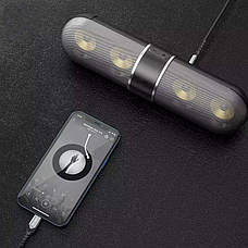 Аудіо-кабель для телефона/ смартфона WiWU YP02 Lightning - 3.5 mm jack 1.5 м Чорний, фото 4
