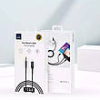 Аудіо-кабель для телефона/ смартфона WiWU YP02 Lightning - 3.5 mm jack 1.5 м Чорний, фото 7