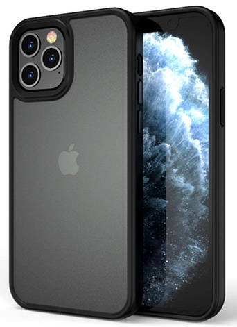 Чохол-накладка Metal Buttons для iPhone 13 Pro Max 6.7" Чорний (260848), фото 1