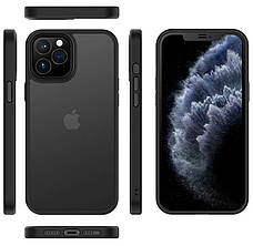 Чохол-накладка Metal Buttons для iPhone 13 Pro Max 6.7" Чорний (260848), фото 3